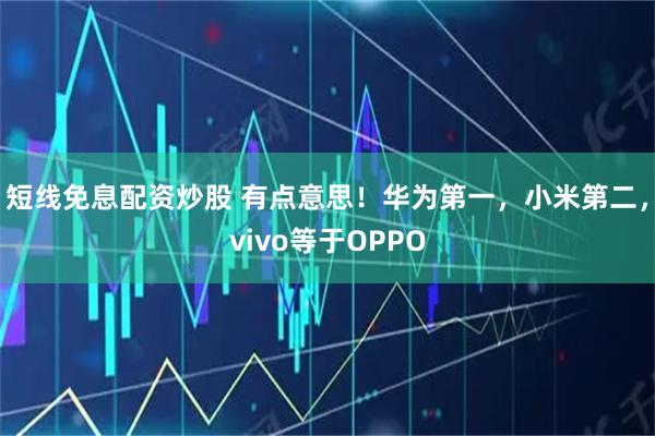 短线免息配资炒股 有点意思！华为第一，小米第二，vivo等于OPPO